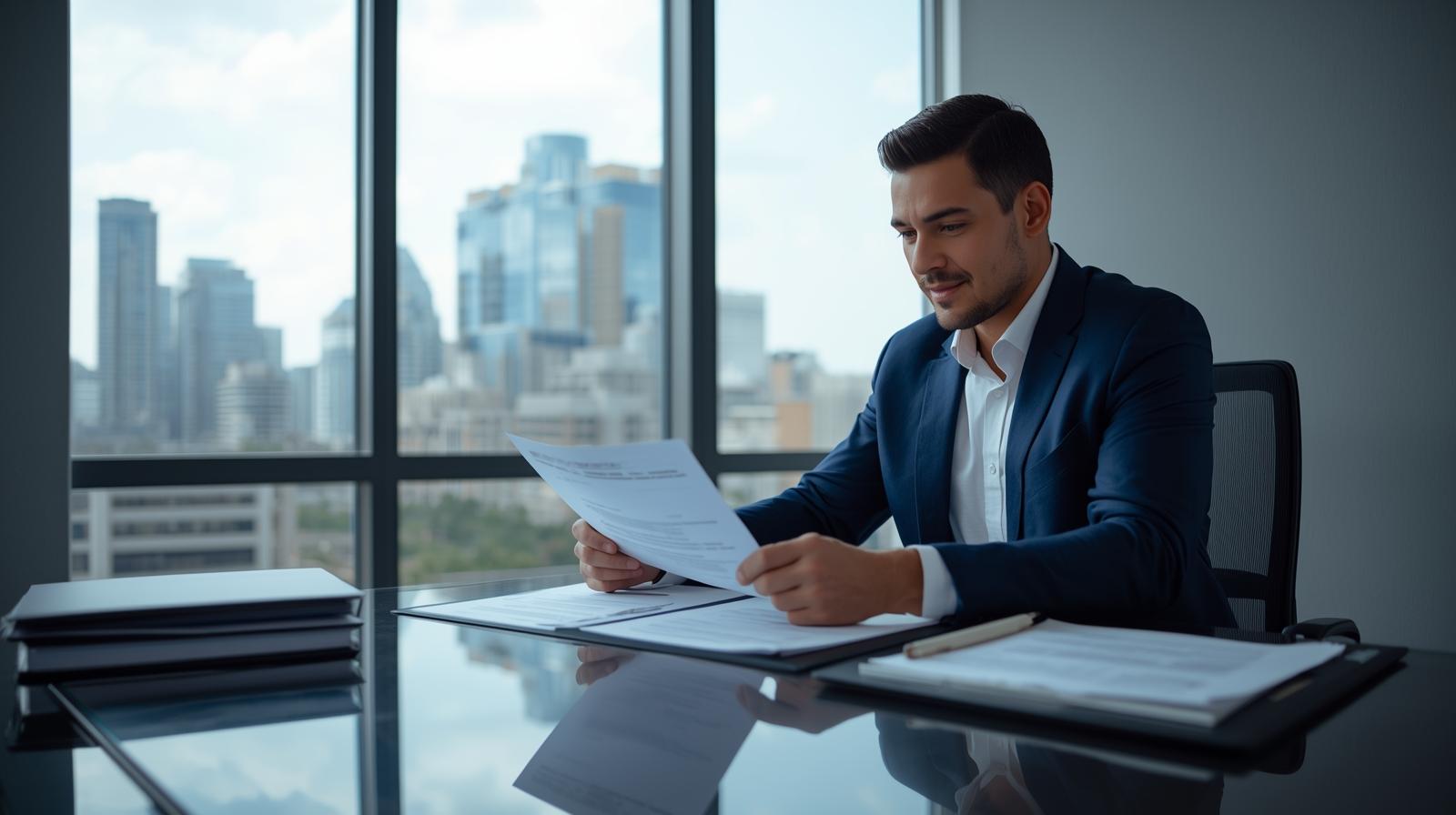 “Florida business owner reviewing LLC ownership and transfer planning documents”