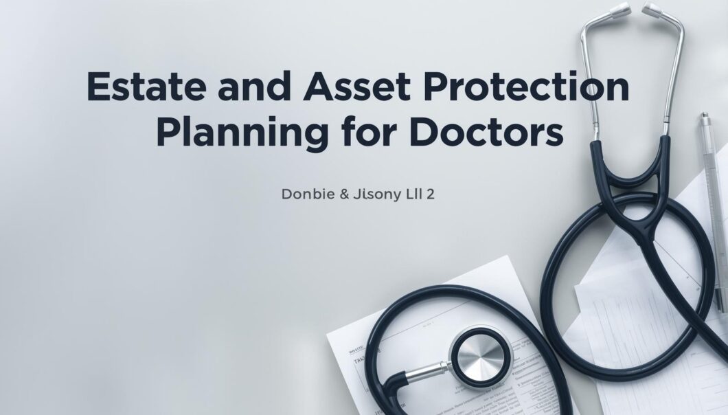 Estate planning for doctors and coordinated asset protection planning for high-risk medical professionals